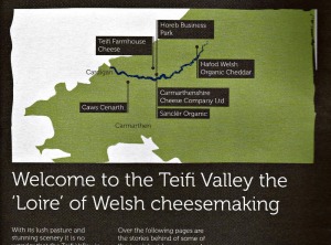 Teifi Valley map